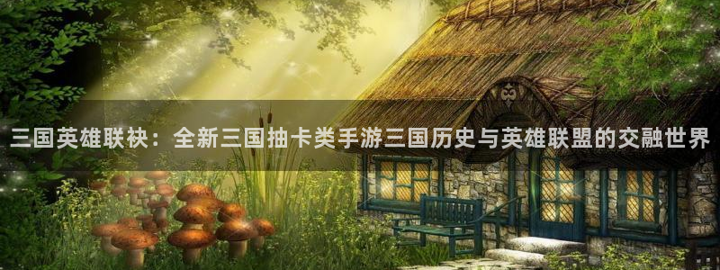 庄闲80%的赢法：三国英雄联袂：全新三国抽卡类手游三国历史与