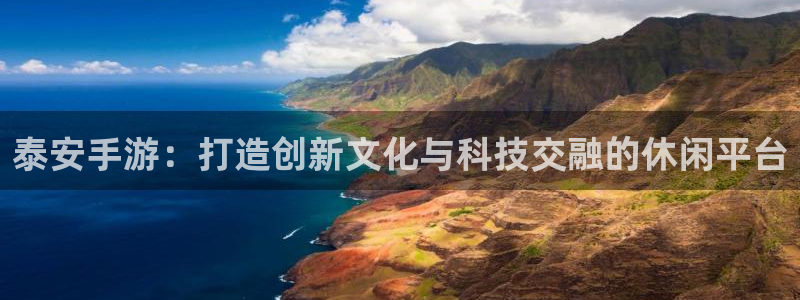 庄闲和单机游戏：泰安手游：打造创新文化与科技交融的休闲平台